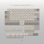 Load image into Gallery viewer, MBK Legend‡ Ergo/Ortho Keycap Sets
